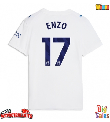 Manchester City Enzo Fernandez #17 Replica Third Stadium Shirt for Women 2026-27 Short Sleeve